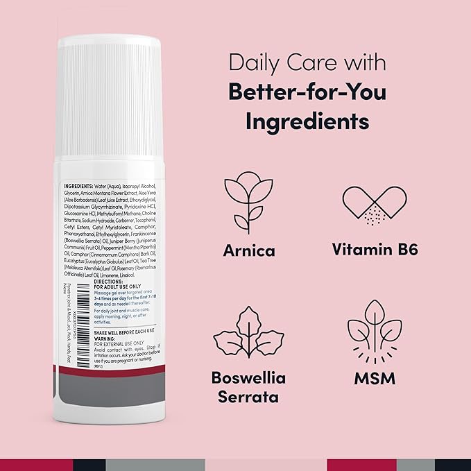 Penetrex Daily Care Trio Bundle - Arnica, Vitamin B6 & MSM (2 Oz., 3 Oz., 4 Oz.)