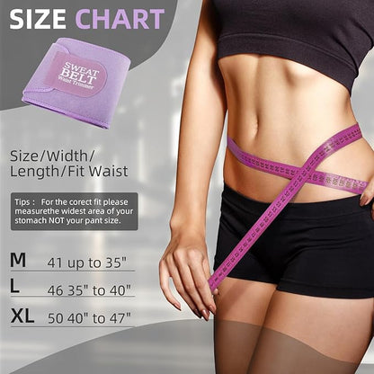 Lisacool Waist Trainer for Women,Waist Sweat Band for Women,Belt for Weight Loss, Belly Band,Stomach Wrap Lumbar Support