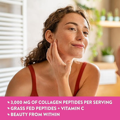Nature's Truth Collagen Peptides | 90 Caplets | Type 1 and 3 with Vitamin C | Grass Fed, Non-GMO & Gluten Free Supplement