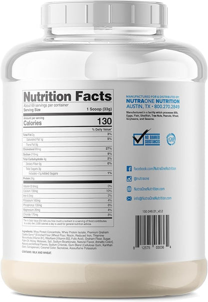 NutraOne ProteinOne Caramel Cookie Crunch - 5lbs