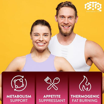 Keto Weight Loss Diet Pills, Natural Appetite Suppressant, Fat Burner for Women and Men with Apple Cider, Green Coffee Bean Extract, Curb Cravings & Hunger, Metabolism Booster Supplement - 60 Capsules