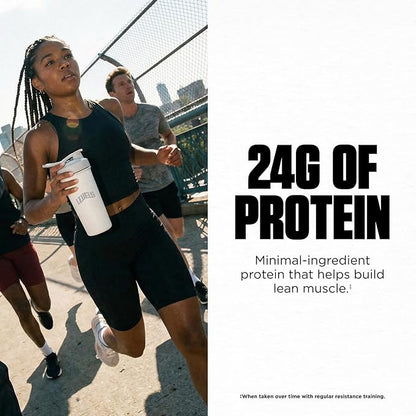 Levels Grass Fed Whey Protein Powder, No Artificials, 24G of Protein, Cappuccino, 5LB