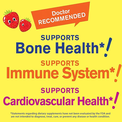 WellYeah Vitamin D3 + K2 for Kids Gummies - Vitamin D3 1000 IU, K2 100 MCG - Bone and Muscle Health Support, Natural Flavors, GMO Free, Gluten Free, Vegan - K2 D3 Vitamin Supplement- 60 Gummies