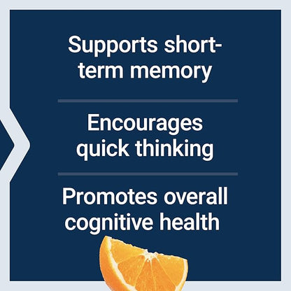 Life Extension Gummy Science™ Neuro-Mag® Magnesium L-Threonate, Memory Support, Quick Thinking, cognition, Magnesium Supplement, Gluten-Free, Non-GMO, Orange Flavor, 60 Gummies