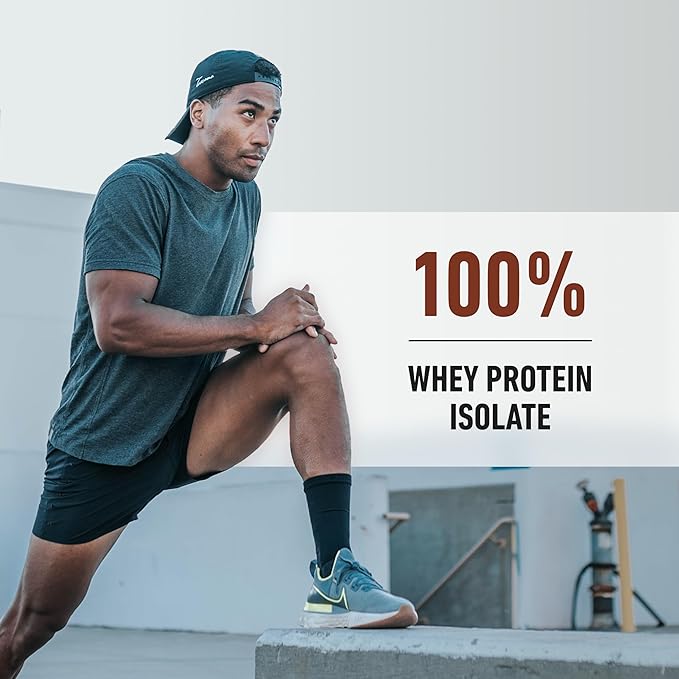 Isopure Low Carb 100% Pure Whey Isolate Protein Powder, Gluten Free, With Vitamins, Dutch Chocolate, 25g Protein Per Serving, 1 Lb, 14 Servings (Packaging May Vary)
