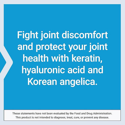 Life Extension Fast-Acting Joint Formula, Keratin, Korean Angelica, hyaluronic Acid, Joint discomfort Relief, Non-GMO, Gluten-Free, 30 Capsules