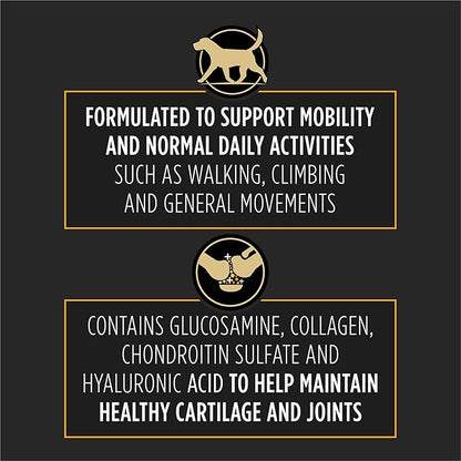 Purina Pro Plan Veterinary Large Breed Dog Joint Care Supplement with Glucosamine, Chondroitin, and Collagen to Support Hip and Joint Health – 60ct Pouch