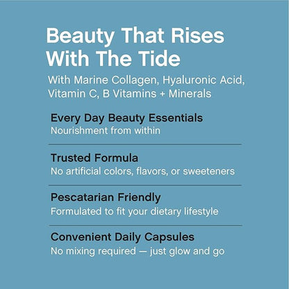 NeoCell Marine Collagen Peptides Capsules | 300 Pills | with Hyaluronic Acid | Plus Vitamin C | Superior Absorption Bio-Peptides for Women and Men | Premium Formula Supplement
