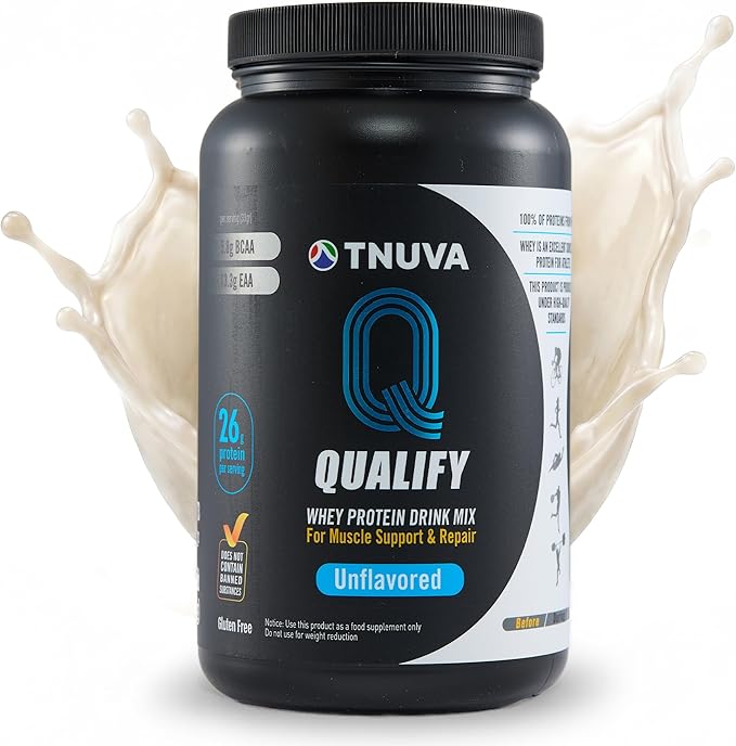 Unflavored Whey Protein Powder. 25g Protein Shake for Post Workout Recovery, Smoothie & Baking. Gluten & Sugar Free, Highly Kosher, Essential Amino Acids (5.5g BCAA, 2.7g Leucine), 1.65lbs 23 Servings