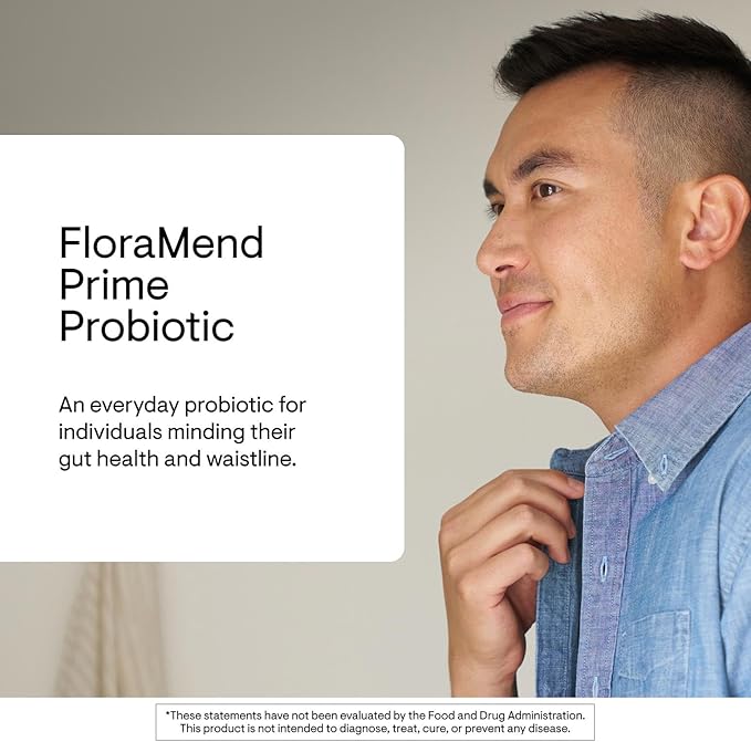 THORNE - FloraMend Prime Probiotic - Shelf Stable Probiotic Blend - Gut Health Supplement to Aid Weight Management & Support Digestive Health* - 30 Servings