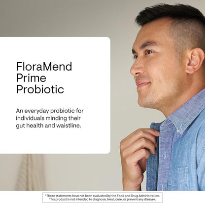 THORNE - FloraMend Prime Probiotic - Shelf Stable Probiotic Blend - Gut Health Supplement to Aid Weight Management & Support Digestive Health* - 30 Servings