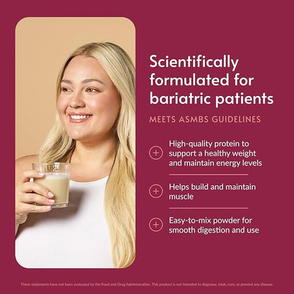 Bariatric Advantage High Protein Meal Replacement Drink Mix - Protein Powder Whey Isolate for Gastric Bypass & Sleeve Gastrectomy Patients - 28 Servings with 27 g Protein - Cookies & Cream - 43.46 oz