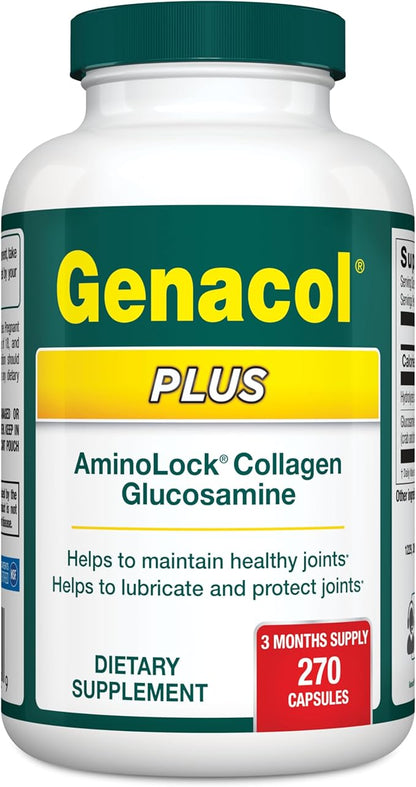 Genacol Glucosamine and Collagen Joint Supplement 270 Capsules