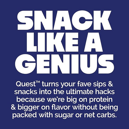 Quest Nutrition Crispy Blueberry Cobbler Hero Protein Bar, 16g Protein, 1g Sugar, 3g Net Carb, Gluten Free Protein Snack, Keto Friendly, 4 Count