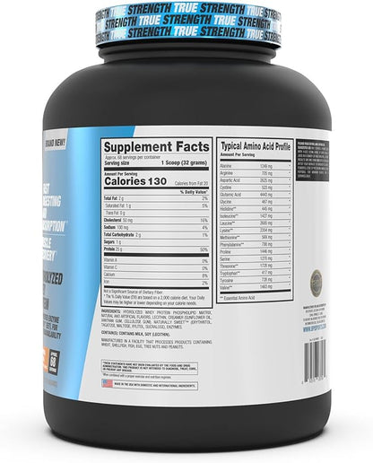 BPI Sports Hydro HD - 100% Hydrolyzed Whey Protein Powder - Muscle Growth, Recovery, 25g of Hydrolyzed Protein, Low Carb, Low Sugar, Fast Absorbing (68 Servings, Cinnamon Cereal)