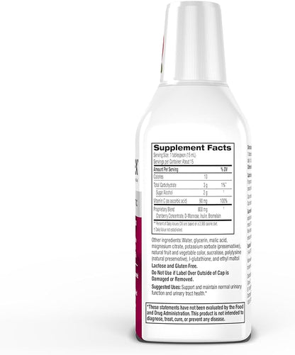 Cystex Urinary Tract Infection Support & Prevention - Cranberry Prebiotic Supplement with D-Mannose & Vitamin C for UTI Protection & Urinary Health Maintenance - 7.6 fl oz (Pack of 1)