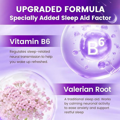 Melatonin Gummies 10mg, 9-in-1 Natural Herbal Sleep Aids for Adults, Sleep Gummies with Magnesium Glycinate, Valerian Root, L-Theanine and Vitamin B6, etc, 45 Days Supply, Non GMO, Berry Flavored