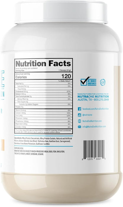 NutraOne ProteinOne Vanilla Ice Cream - 2lbs