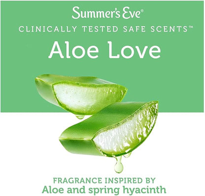 Summer's Eve Cleansing Wash | Aloe Love | Great for Sensitive Skin | 15 oz Each | Pack of 2