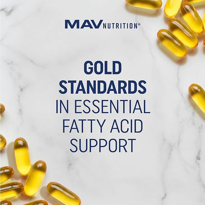 Triple Strength Omega 3 Fish Oil 1200 mg | EPA & DHA | Wild Caught, Sustainably Sourced Omega-3 Fatty Acids | Premium Burpless Fish Oil Supplements | Non-GMO, Third-Party Tested | 30 Softgels