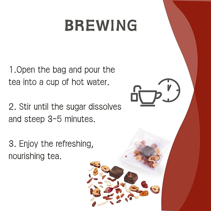 Teatox Herbal Tea for Hormone Balance, Menstrual, PMS | 100% Natural & Organic Tea | PCOS & Menopause Support | Antioxidant & Anti-Aging With Ginger, Red dates & Goji Berries (24 Bags)