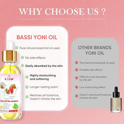Feminine Wash & Yoni Oil & Yoni Soap Set for Women, Yoni Wash for Vaginal Ph Balance Remove Odor, 1 Fl.Oz Moisturizing Feminine Oil & 5.07 Fl.Oz Body Wash & 3.53 Oz Soap Bar