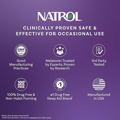Natrol Sleep & Restore Capsules with Magnesium Glycinate 100mg,GABA,Essential for Your Ultimate Restorative Sleep,Melatonin-Free,30 Day Supply,(Pack of 2)