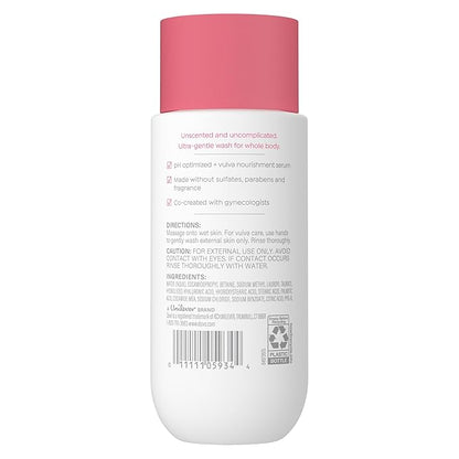 Dove Intimate Wash for Women - Gynecologist Tested Unscented Hydrating pH Optimized Feminine Wash For Sensitive Skin, 8 oz