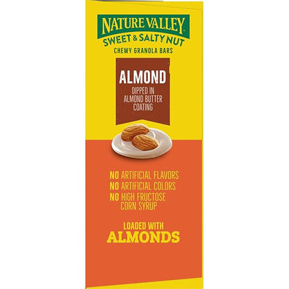 Nature Valley Sweet and Salty Nut Granola Bars, Dark Chocolate Peanut Almond, 15 Bars, 18 oz
