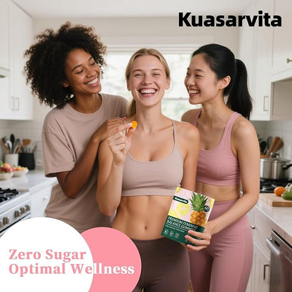 Peeshlita Women’s Vaginal Probiotics Gummies – pH Balance Support + Feminine Wellness & Comfort, Pineapple Flavor, Natural Probiotic Blend – 60 Gummies