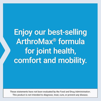 Life Extension ArthroMax® Advanced NT2 Collagen™ & AprèsFlex®, glucosamine sulfate, Boswellia (Indian Frankincense), Joint Health, Mobility, Gluten-Free, Non-GMO, 60 Capsules