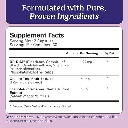 Santo Remedio Hormonal Balance for Women | Menopause Support for Hot Flashes, Night Sweats & Mood Swings | Hormone-Free Formula with Siberian Rhubarb, Chaste Tree & DIM | Doctor Juan Rivera Product