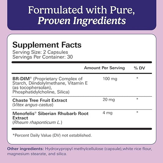 Santo Remedio Hormonal Balance for Women | Menopause Support for Hot Flashes, Night Sweats & Mood Swings | Hormone-Free Formula with Siberian Rhubarb, Chaste Tree & DIM | Doctor Juan Rivera Product