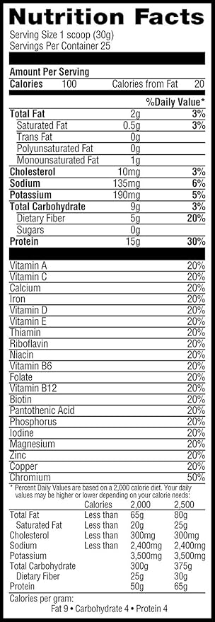 Muscle Milk ZERO, 100 Calorie Protein Powder, Vanilla, 15g Protein, 1.65 Pound, 25 Servings