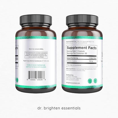 Dr. Brighten N-Acetyl-Cysteine (NAC) — 60 Capsules