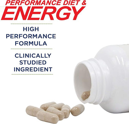 PERFORMANCE INSPIRED Nutrition Diet & Energy Capsules – Natural Green Coffee, Garcinia Cambogia & Green Tea – Supports Energy & Metabolism – 60 Count