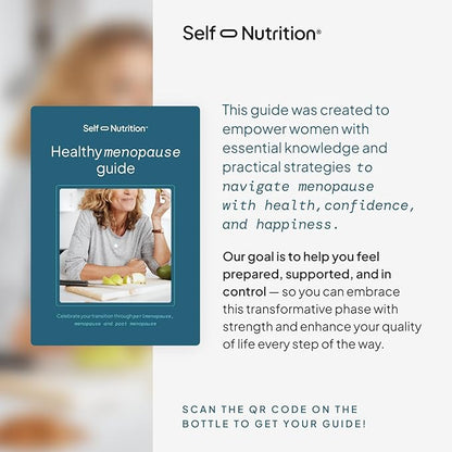 Menopause Support for Women -All-Natural, Hormone-Free Perimenopause & Menopause Support. Unique Blend for Hot Flashes, Mood, Energy, Sleep & More. Vegan, Gluten-Free, 60 Capsules.