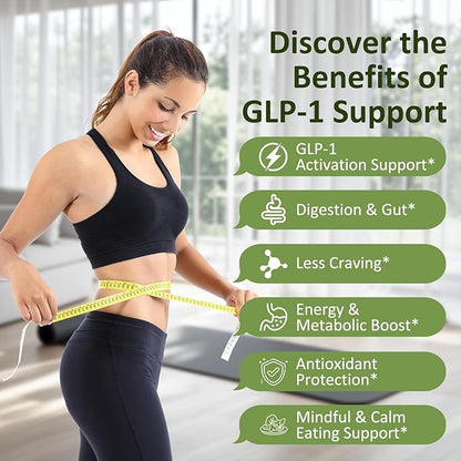 GLP1 Supplement | GLP Gummies Activates GLP-1 & AMPK with Akkermansia Probiotics, Berberine&More,Gut Health, Energy & Metabolism - 2 Pack, 180 Gummies