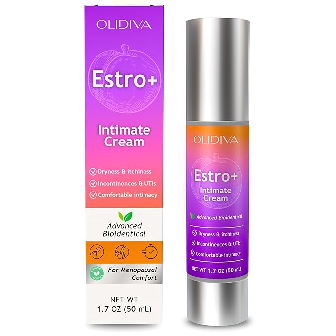 Bioidentical Estriol Cream for Women - Intimate Moisturizing Cream for Women - Menopause Relief for Vaginal Dryness & Vulva Itch – 50g / 1.76 oz (3 Month Supply)
