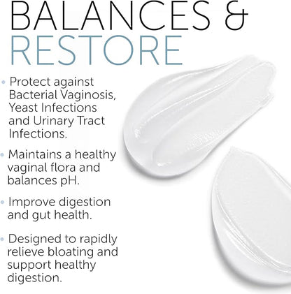 Vaginal Probiotics for Women | Feminine Care | pH Balance for Women | Yeast Infection Care | Bacterial Vaginosis Treatment | Defense Against Burning and Excess Discharge | 10 Count