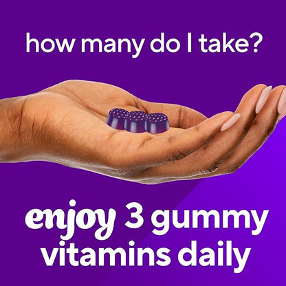 Vitafusion Elderberry Gummy Vitamins, 90ct Elderberry Gummy Vitamins, Chewables, 90 Count