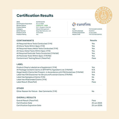 Slim Coffee GLP-1 Supplement | GLP 1 Booster to Control Appetite and Cravings | Great Tasting Metabolic Support - Coffee Bean Extract, Green Tea, Yerba Mate (Vanilla)