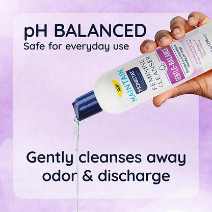 Monistat Gentle-Balance Feminine Cleanser for Women, Feminine Wash with Lactic Acid and Oatmeal Extract, Fragrance-Free, pH Balanced, 10 Fl Oz