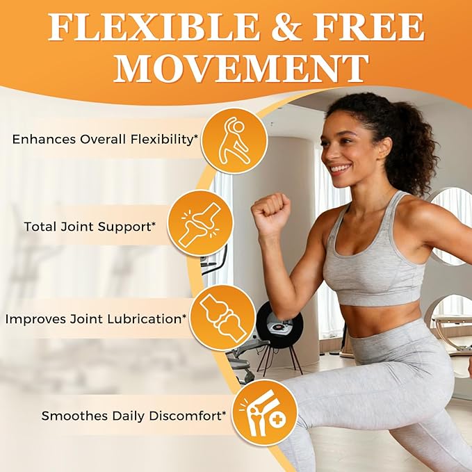ZEBORA Glucosamine Chondroitin, Joint Supplements for Women/Men, with MSM, Turmeric, Joint Support Supplement, Shellfish-Free, 120 Capsules