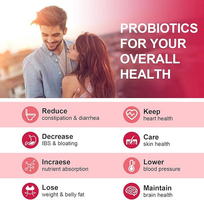 Women's Probiotic Powder - 120 Billion CFUs, 20 Strains, Cranberry Extract & 3 Prebiotics, Help for Immune Booster, Digestive Health, Vaginal & Urinary Health, 40 Packets