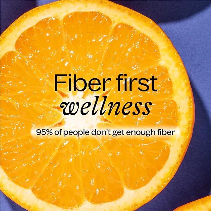 BelliWelli Fiber Supplement for Women & Men - Premium Daily Fiber Powder from Organic Acacia with Added Collagen, Electrolytes & Probiotics-No Bloat, Constipation & Gut Health Support (Yuzu Mandarin)