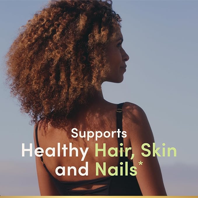 Nature's Bounty Biotin, Supports Metabolism for Cellular Energy and Healthy Hair, Skin, and Nails, 5000 mcg, 150 Softgels (Pack of 2)