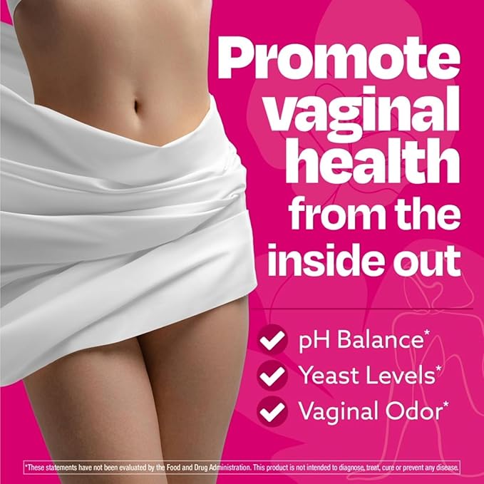 Cystex Vaginal Health Powder - Daily Electrolyte-Enhanced Support for pH Balance, Yeast, & Odor - Hydrating Berry Flavor - 15 Servings