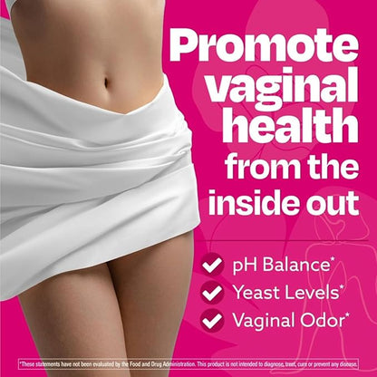 Cystex Vaginal Health Powder - Daily Electrolyte-Enhanced Support for pH Balance, Yeast, & Odor - Hydrating Berry Flavor - 15 Servings