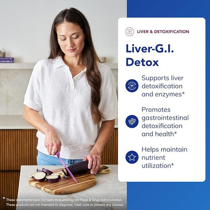 Pure Encapsulations Liver-G.I. Detox - Liver Cleanser & GI Detox* - with Alpha Lipoic Acid & Curcumin Extract - Gluten Free & Non-GMO - 60 Capsules